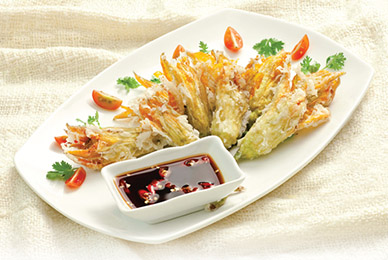 Bông Bí Chiên Giòn Chay