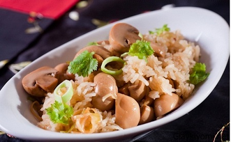 Xôi Nấm Chay Dẻo Thơm