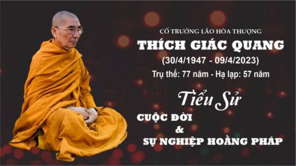 Tiểu Sử Cố Đại Lão Hòa Thượng Thích Giác Quang - Tông Trưởng Tông Phong Liên Tông Tịnh Độ Non Bồng 
